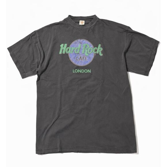 Hard Rock Cafe Other - Vintage Style Hard Rock Cafe London T-Shirt XL Gray 100% Cotton Classic Logo